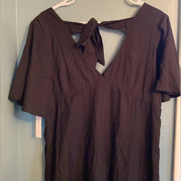 ModCloth NWT dress - black - embroidered - size 8 - cotton blend - Picture 6 of 8